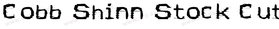 Cobb Shinn Stock Cuts III字体转换